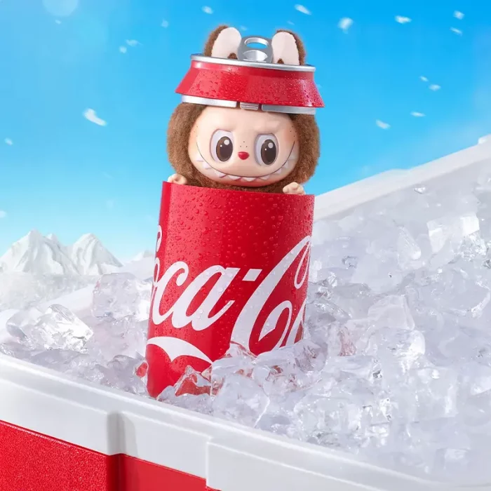 عروسک شانسی لبوبو کوکاکولا مدل LABUBU THE MONSTERS COCA-COLA کد 047290