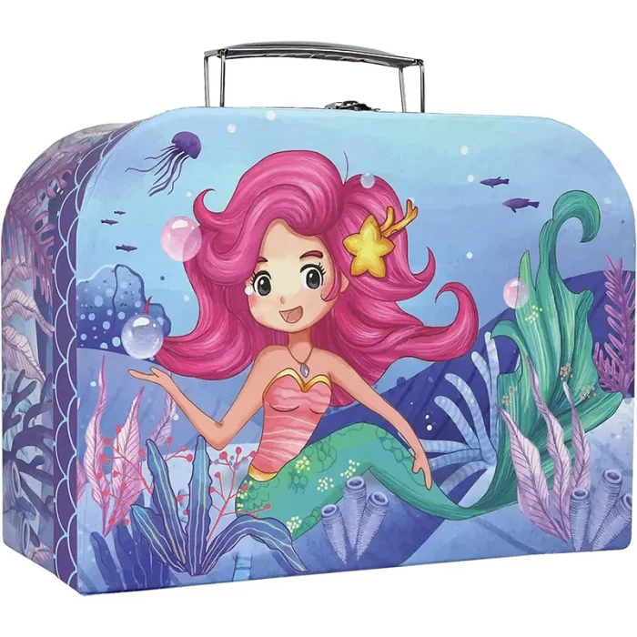 اسباب بازی ست چای خوری فلزی کیفی طرح پری دریایی کد 979816A