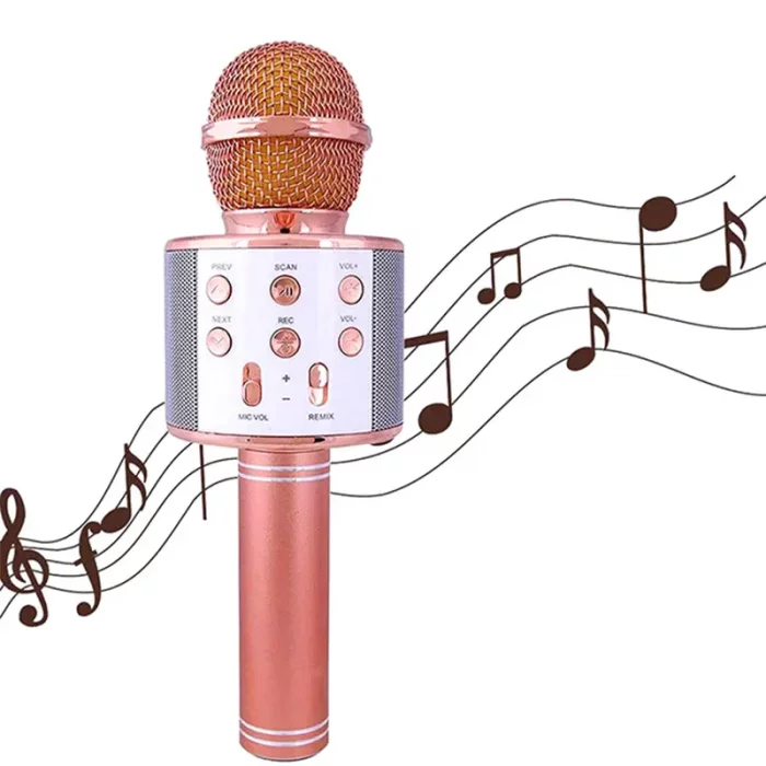 میکروفون اسباب بازی بلوتوثی اسپیکر دار کد WS858