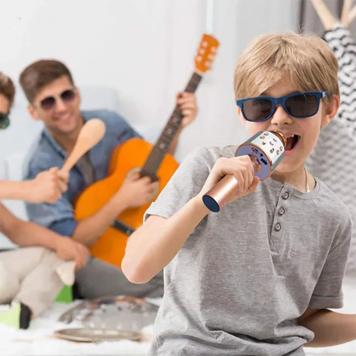 میکروفون اسباب بازی بلوتوثی اسپیکر دار کد WS858