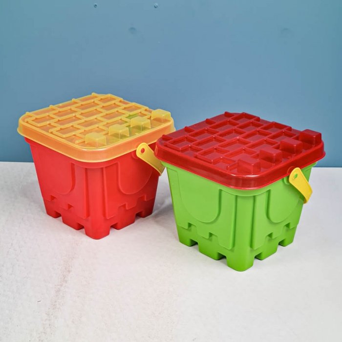 ست شن بازی سطل ساحلی رنگ قرمز کد 5353168