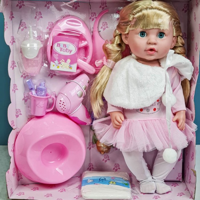 عروسک دخترانه جیشی موزیکال با لوازم کد 6600526