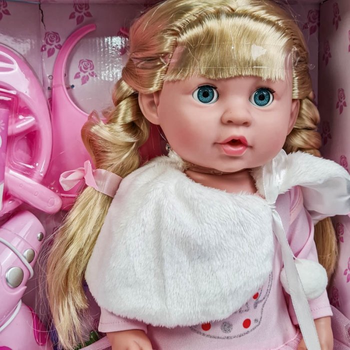 عروسک دخترانه جیشی موزیکال با لوازم کد 6600526