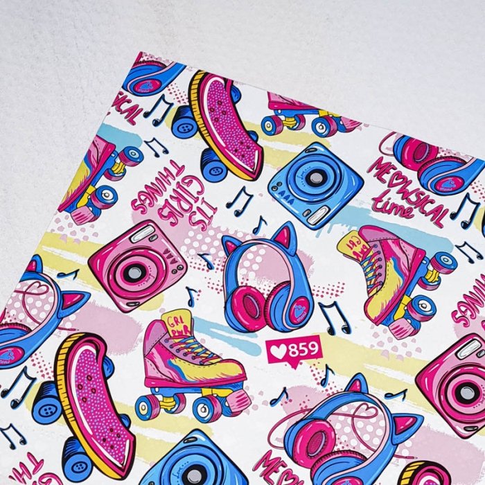 کاغذ دو رو طرح اسکیت کد P222