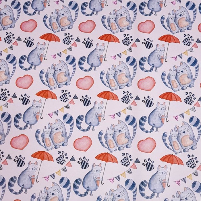 کاغذ دو رو طرح گربه کد P171