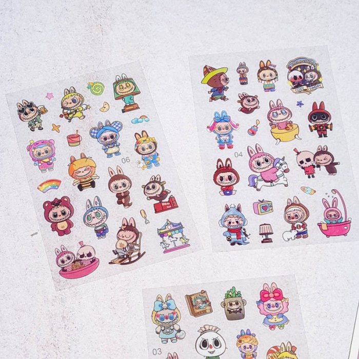 استیکر فانتزی لبوبو کد SZ355