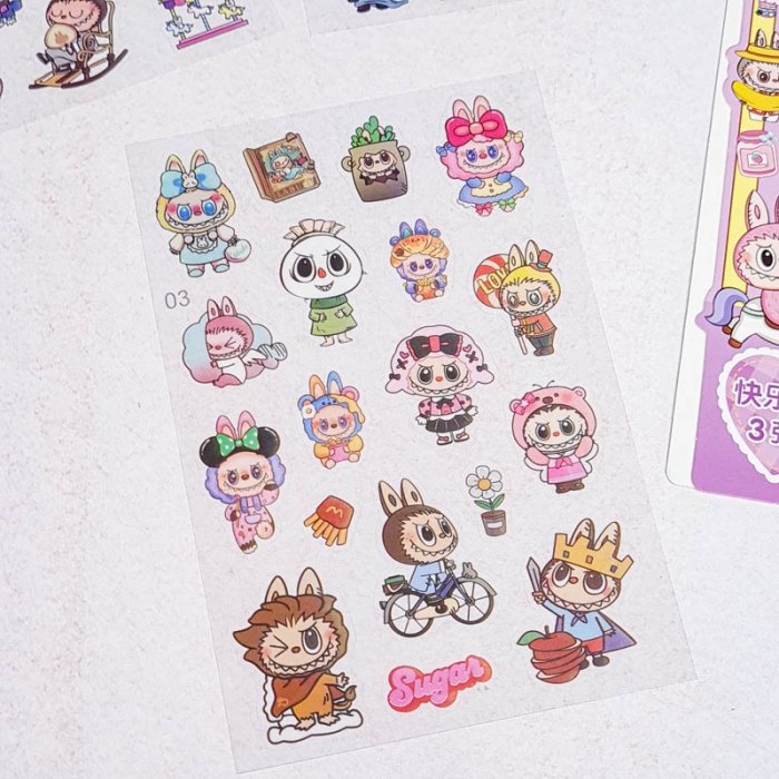 استیکر فانتزی لبوبو کد SZ355