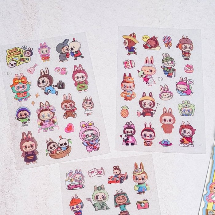 استیکر فانتزی لبوبو کد SZ355