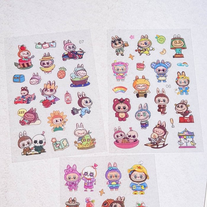 استیکر فانتزی لبوبو کد SZ355