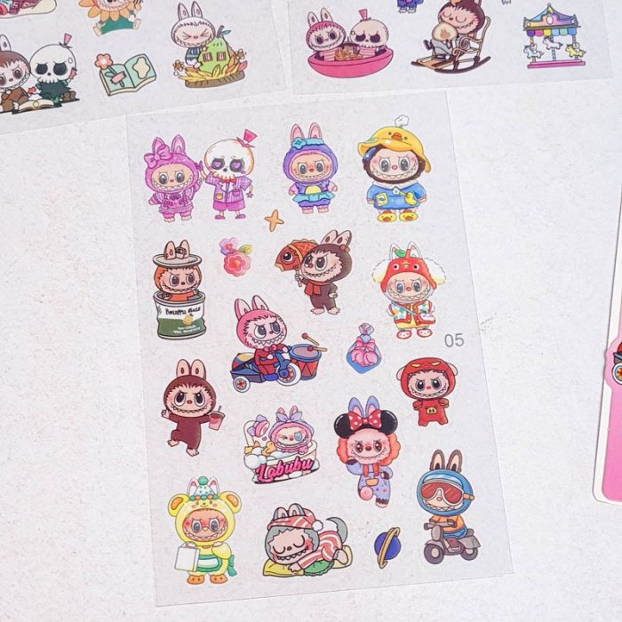 استیکر فانتزی لبوبو کد SZ355