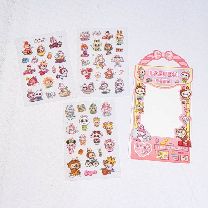 استیکر فانتزی لبوبو کد SZ355