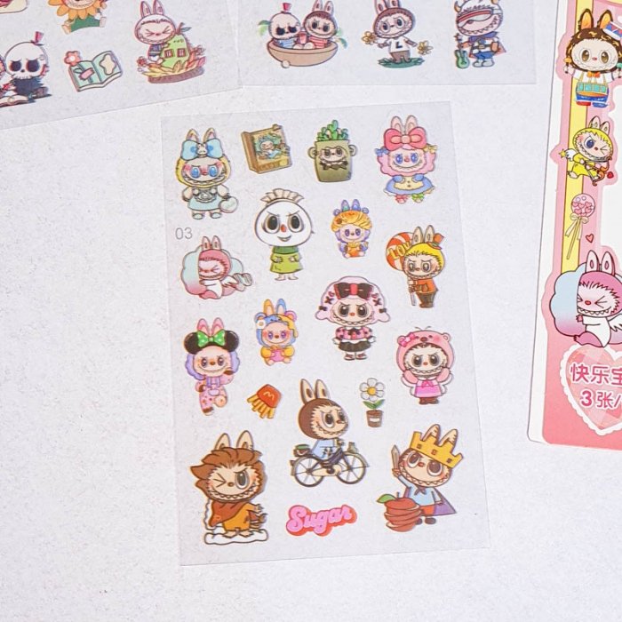 استیکر فانتزی لبوبو کد SZ355