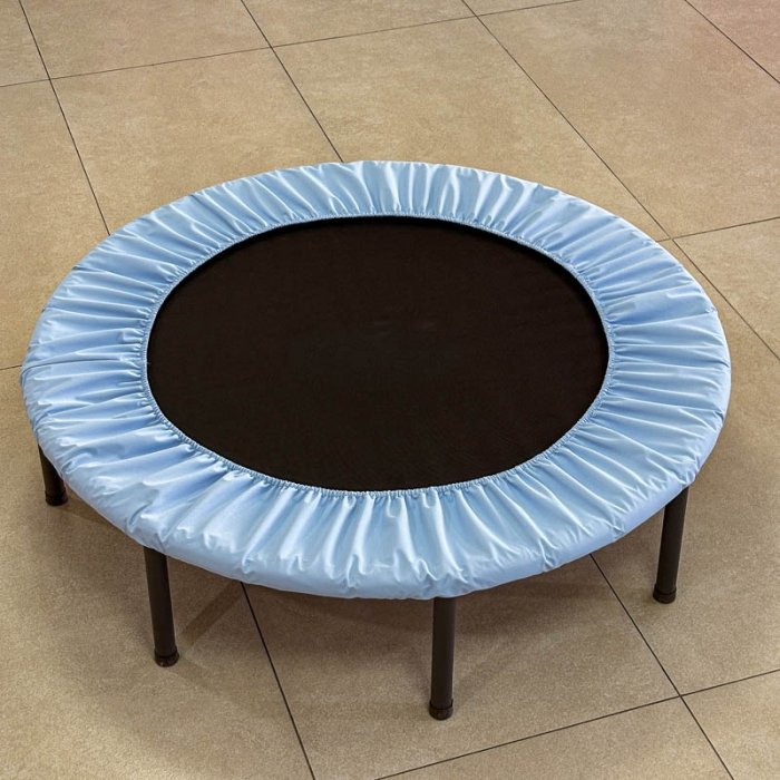 ترامپولین جامپینگ کودک کشی قطر 120 سانتی متر رنگ آبی مشکی کد 4061758