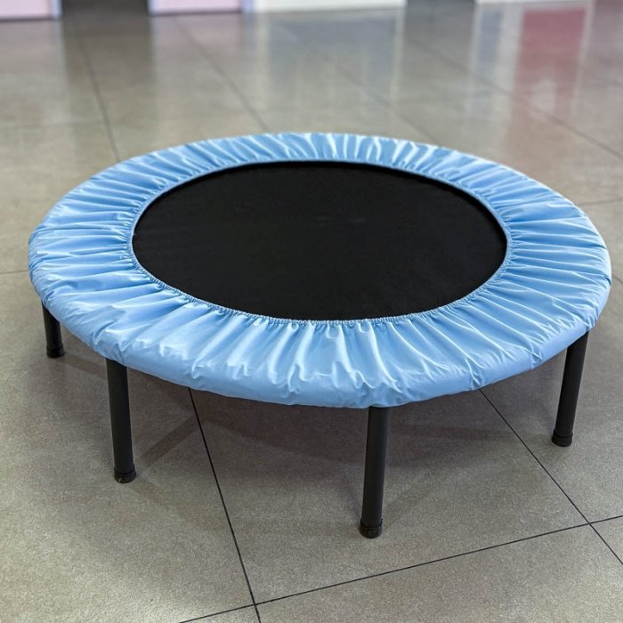 ترامپولین جامپینگ کودک کشی قطر 120 سانتی متر رنگ آبی مشکی کد 4061758