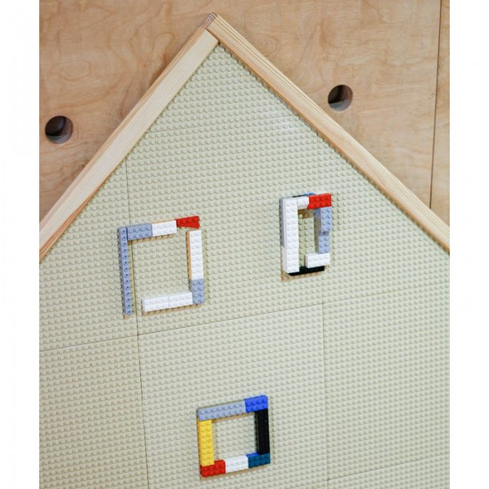 صفحه لگو دیواری طرح خانه چوبی کد 6900354