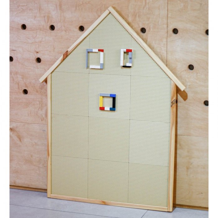 صفحه لگو دیواری طرح خانه چوبی کد 6900354