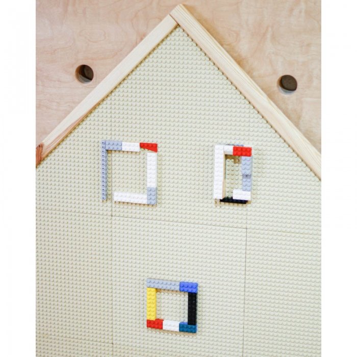 صفحه لگو دیواری طرح خانه چوبی کد 6900354