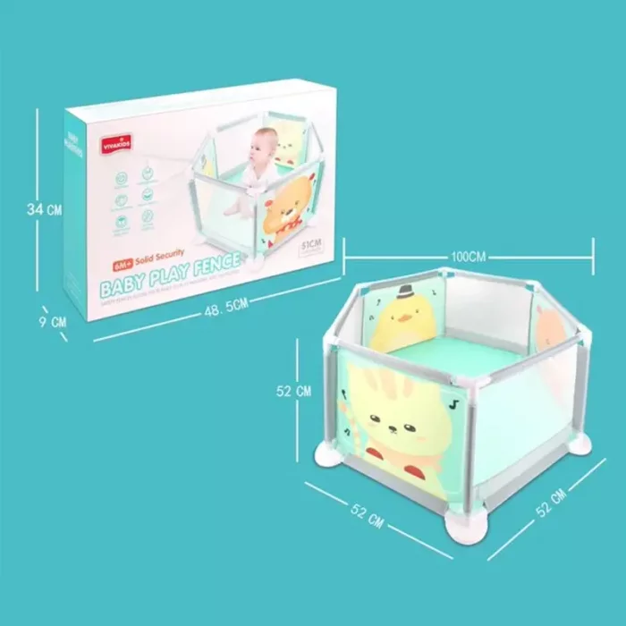 استخر توپ بازی پارچه ای 51 سانتی رنگ سبز کد 1139