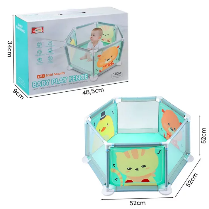 استخر توپ بازی پارچه ای 51 سانتی رنگ سبز کد 1139