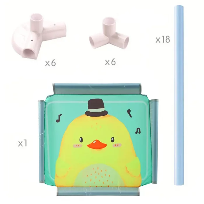 استخر توپ بازی پارچه ای 51 سانتی رنگ سبز کد 1139