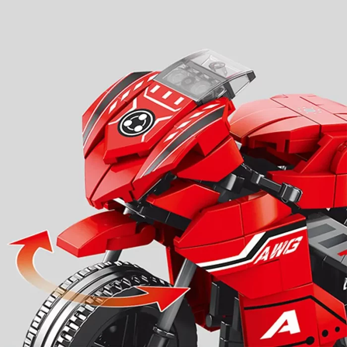 اسباب بازی لگو موتور 400 تکه رنگ قرمز کد 30025