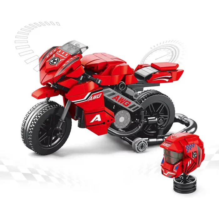 اسباب بازی لگو موتور 400 تکه رنگ قرمز کد 30025