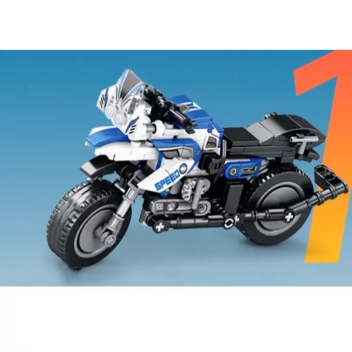 اسباب بازی لگو موتور 281 تکه رنگ  آبی کد P/47003/A