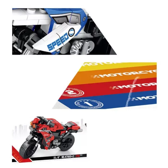 اسباب بازی لگو موتور 281 تکه رنگ  آبی کد P/47003/A