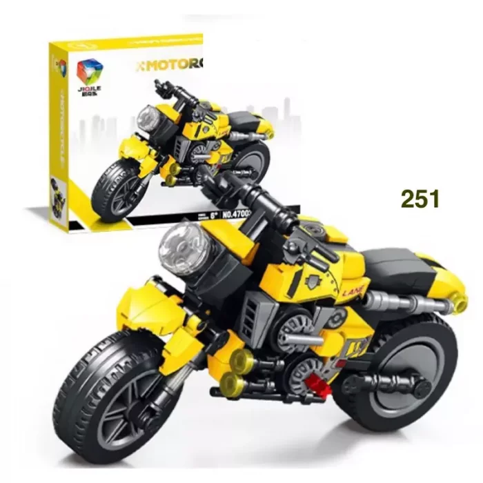 اسباب بازی لگو موتور 251 تکه رنگ  زرد کد P/47003/B