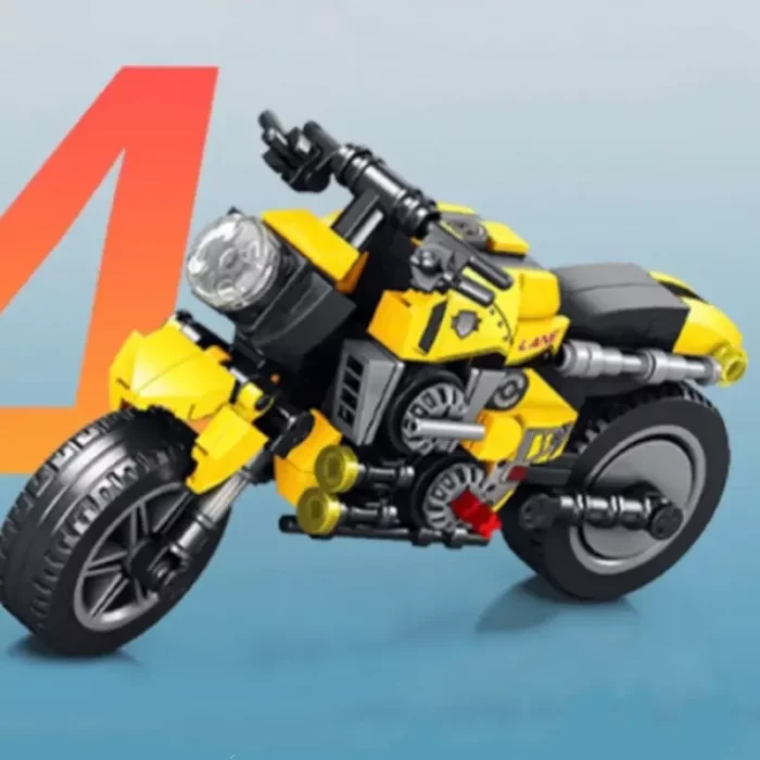 اسباب بازی لگو موتور 251 تکه رنگ  زرد کد P/47003/B