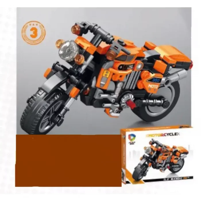 اسباب بازی لگو موتور 255 تکه رنگ  نارنجی کد P/47003/C