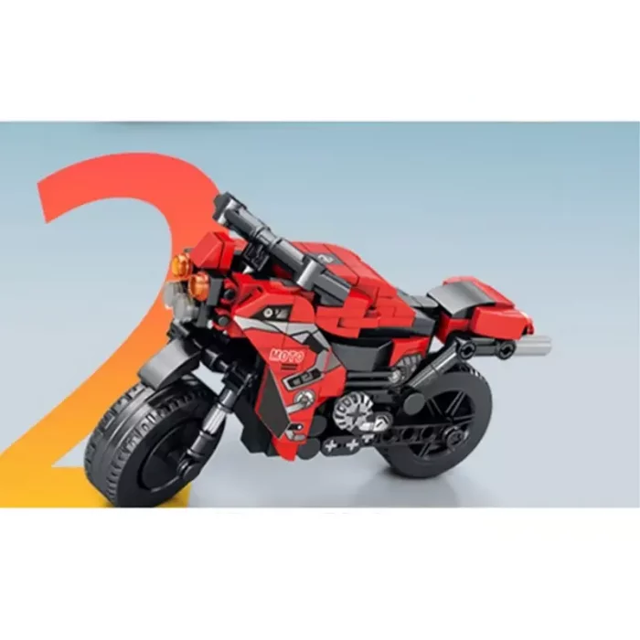 اسباب بازی لگو موتور 272 تکه رنگ قرمز کد P/47003/D