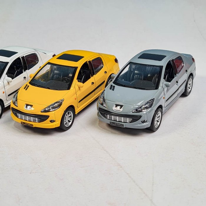 ماکت ماشین پژو 206 صندوقدار SD کد JS1080