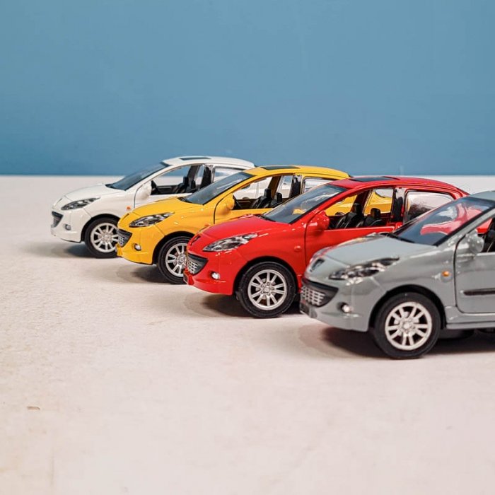 ماکت ماشین پژو 206 صندوقدار SD کد JS1080