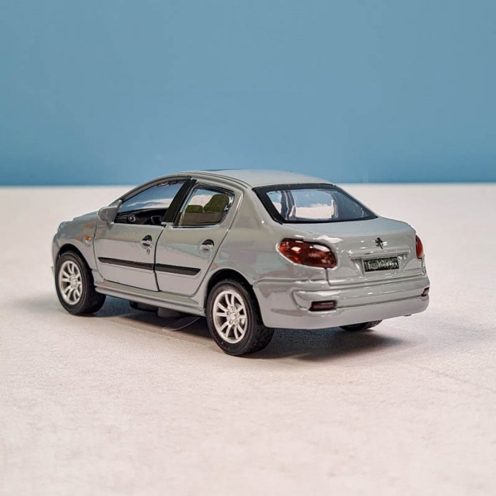 ماکت ماشین پژو 206 صندوقدار SD کد JS1080