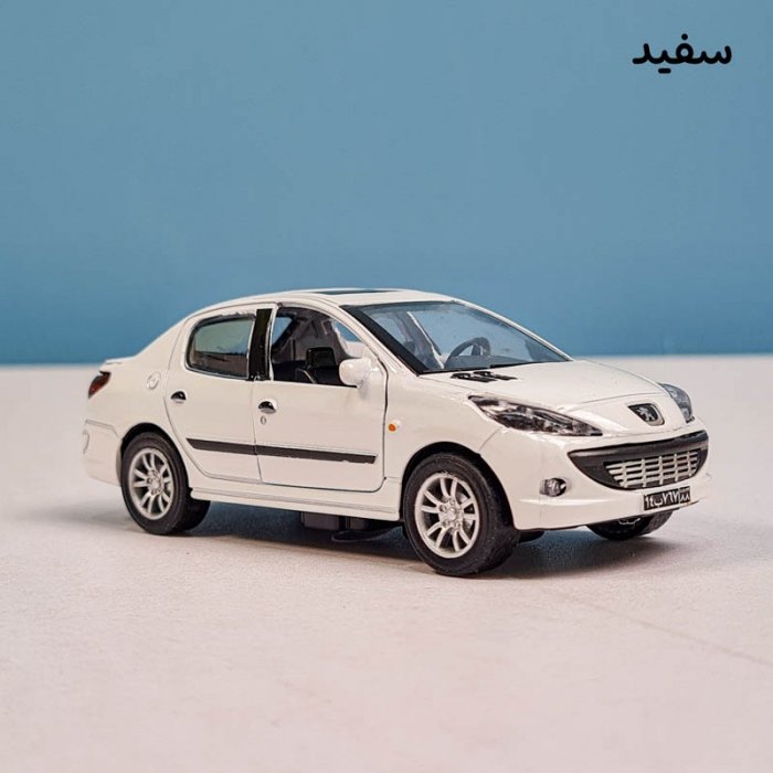 ماکت ماشین پژو 206 صندوقدار SD کد JS1080