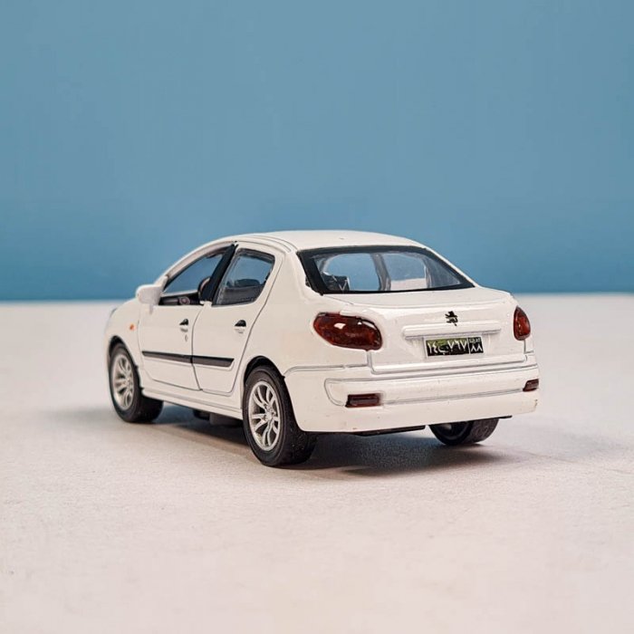 ماکت ماشین پژو 206 صندوقدار SD کد JS1080