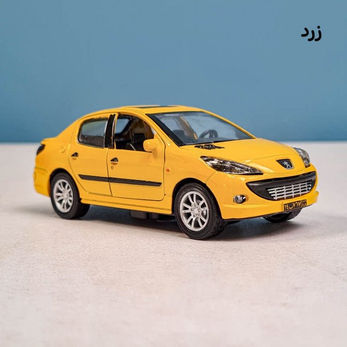ماکت ماشین پژو 206 صندوقدار SD کد JS1080