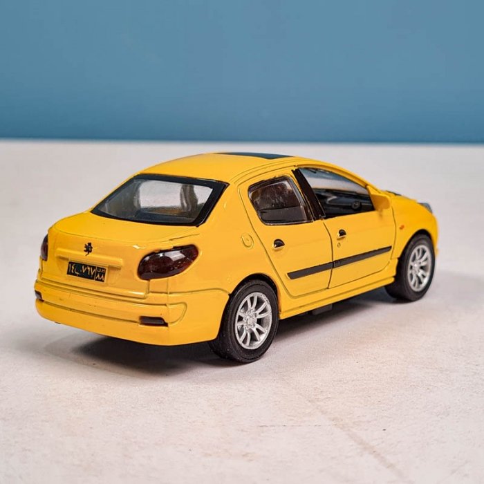 ماکت ماشین پژو 206 صندوقدار SD کد JS1080