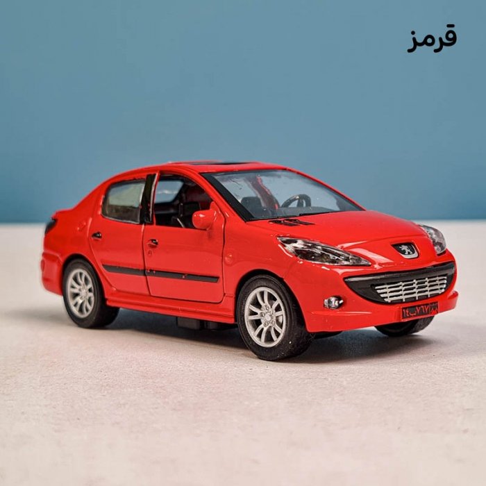 ماکت ماشین پژو 206 صندوقدار SD کد JS1080