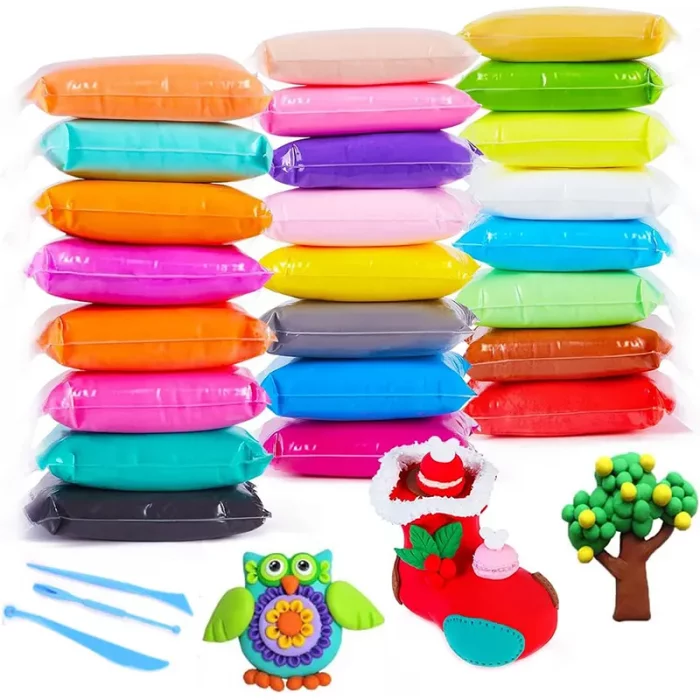 خمیر بازی کلی 24 عددی SUPER CLAY کد 342240