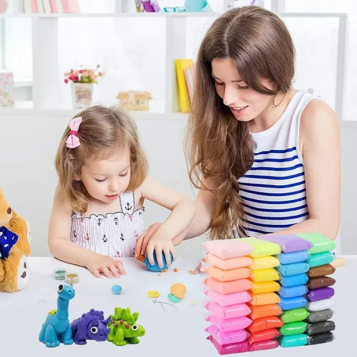 خمیر بازی کلی 24 عددی SUPER CLAY کد 342240