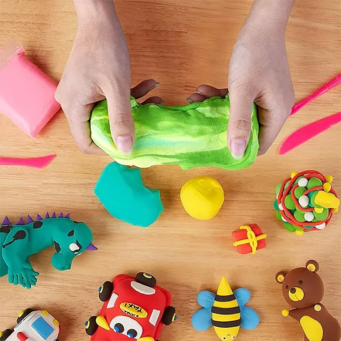 خمیر بازی کلی 24 عددی SUPER CLAY کد 342240