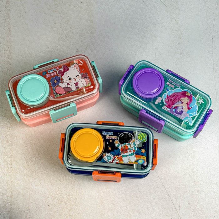 لانچ باکس دو طبقه 500 میل کودک کد 926486