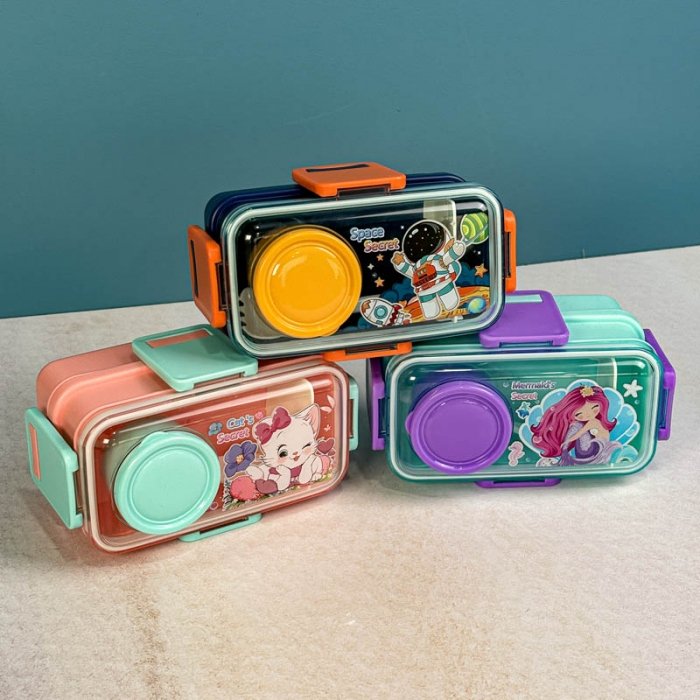 لانچ باکس دو طبقه 500 میل کودک کد 926486