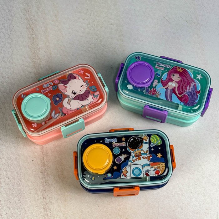 لانچ باکس دو طبقه 700 میل کودک کد 4303717