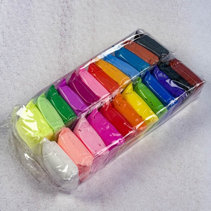 خمیر بازی کلی 24 عددی SUPER CLAY کد 342240