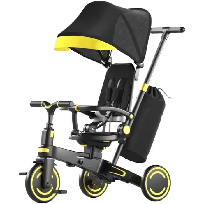 سه چرخه کودک تاشو رنگ طوسی کد 6937175