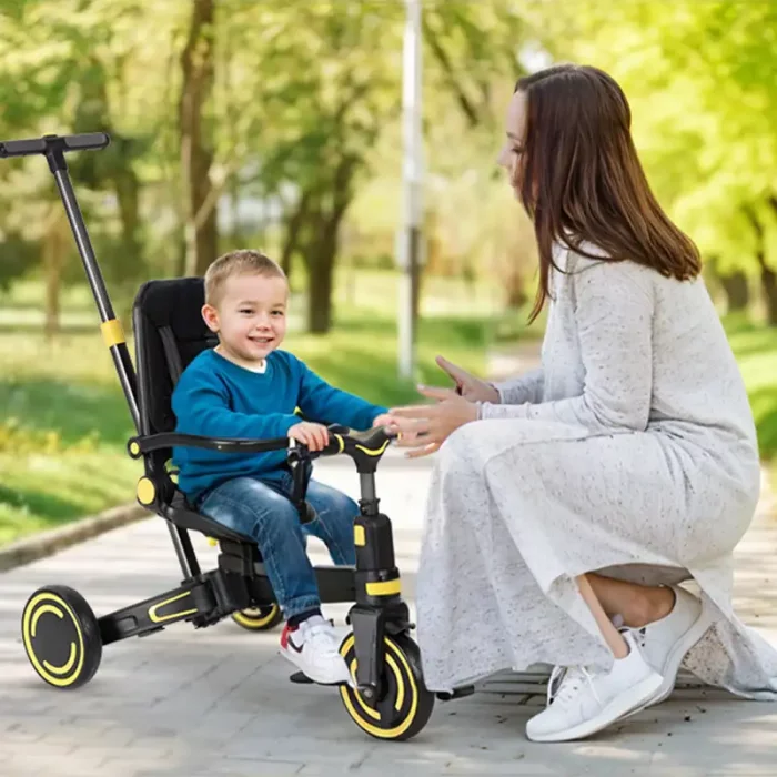 سه چرخه کودک تاشو رنگ طوسی کد 6937175