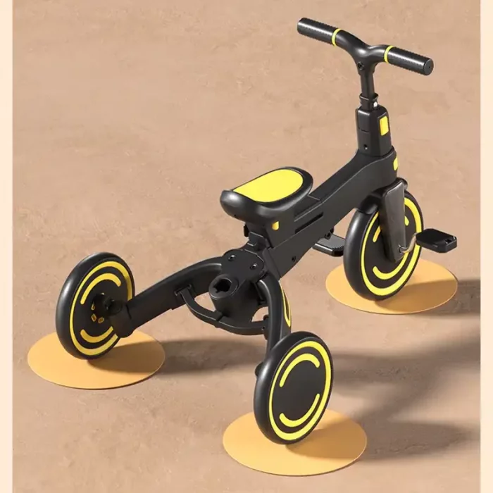 سه چرخه کودک تاشو رنگ طوسی کد 6937175